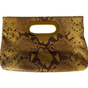 Like new Michael Kors leopard clutch